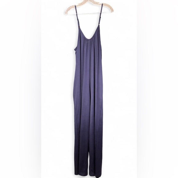 X-Image Pants - Navy Blue Flared Flowy Jumpsuit Romper Sleeveless Size XXXL (New withTag)